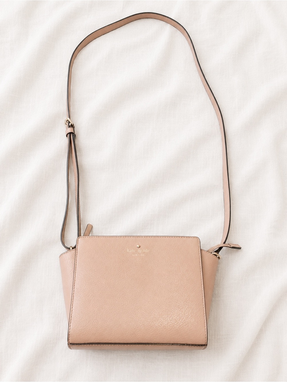 kate spade blush pink leather crossbody bag